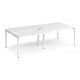 Adapt 1200mm Deep Sliding Top Double Back to Back Bench Desk